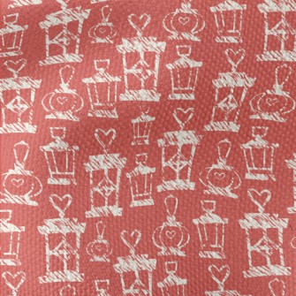 Valentine's Day Lantern Waterproof Canvas