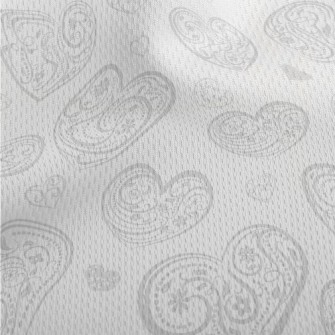 Elegant Plant Heart Athletic Mesh Flat Back