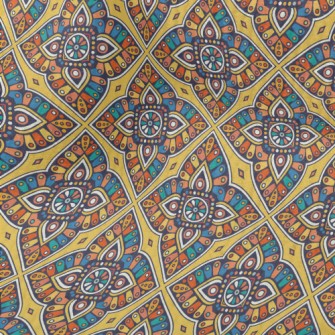 Retro Ethnic Pattern Terry