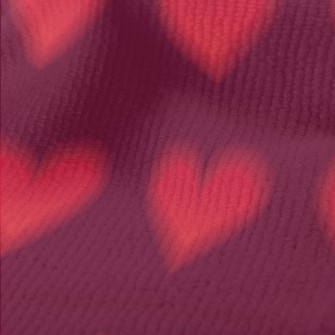 Blurred Love Pattern Terry