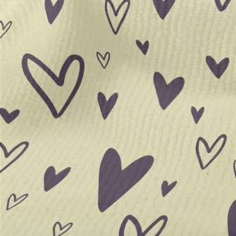 Simple Style Love Heart Terry