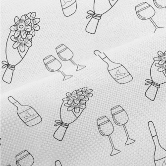 Simple Hand Drawn Dating Performance Linen
