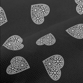 Lace Heart Pattern Performance Linen