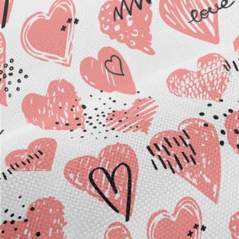 Crayon Heart Graffiti Performance Linen