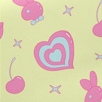 Nostalgic Y2K Pattern Twill