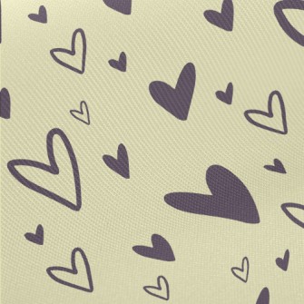 Simple Style Love Heart Twill
