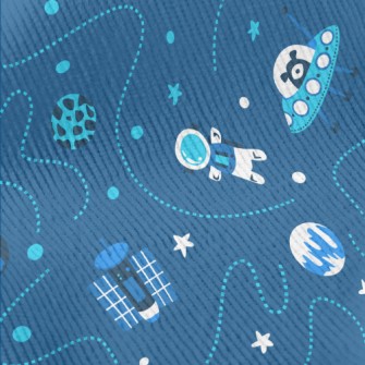 Cartoon Space Cruise Standard Corduroy