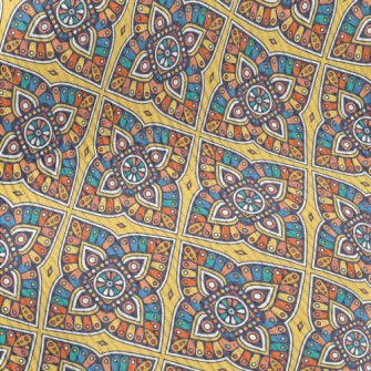 Retro Ethnic Pattern Standard Corduroy