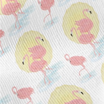 Flamingo And Sun Standard Corduroy