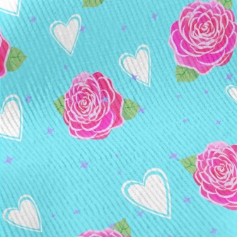 Roses And Love Hearts Standard Corduroy