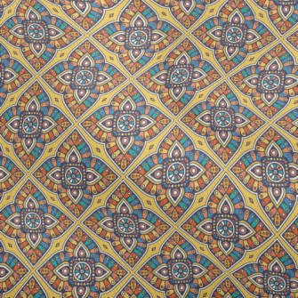 Retro Ethnic Pattern Dobby