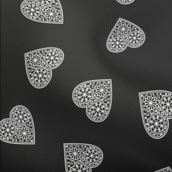 Lace Heart Pattern Dobby