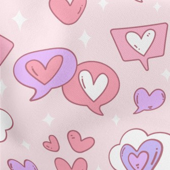 Love Dialog Box Stretch Ponte