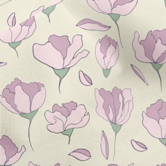 Cartoon Carnation Micro Fleece