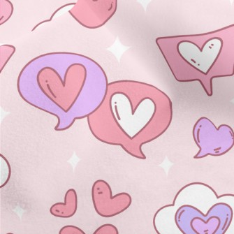Love Dialog Box Micro Fleece