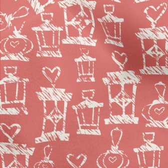 Valentine's Day Lantern Micro Fleece