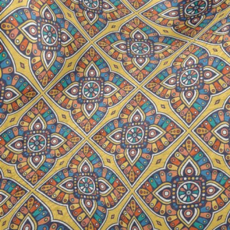Retro Ethnic Pattern Minky