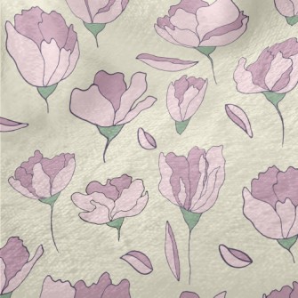 Cartoon Carnation Minky
