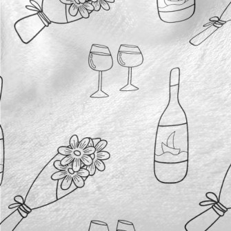 Simple Hand Drawn Dating Minky