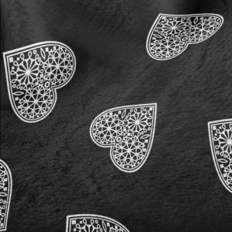 Lace Heart Pattern Minky