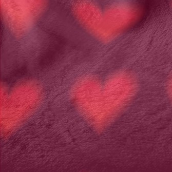 Blurred Love Pattern Minky