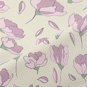 Cartoon Carnation Piqué