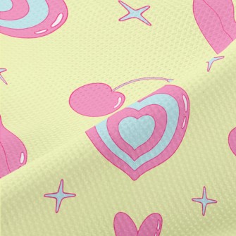 Nostalgic Y2K Pattern Piqué