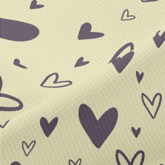 Simple Style Love Heart Piqué