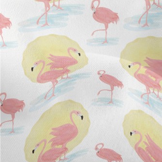 Flamingo And Sun Lightweight Performance Linen