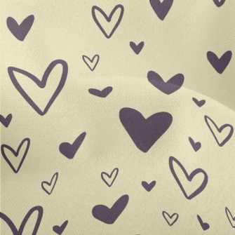 Simple Style Love Heart Lightweight Performance Linen