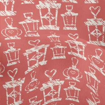 Valentine's Day Lantern Lightweight Performance Linen