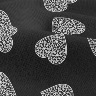 Lace Heart Pattern Modern Jersey