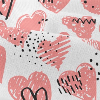 Crayon Heart Graffiti Modern Jersey