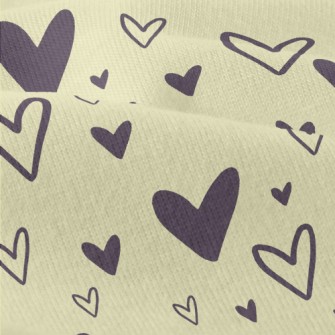 Simple Style Love Heart Modern Jersey