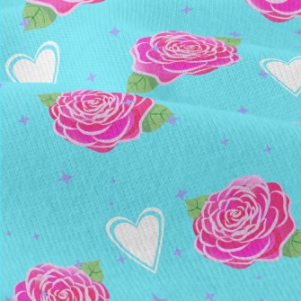 Roses And Love Hearts Modern Jersey