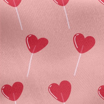 Love Lollipop Jersey Backed Fleece