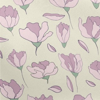 Cartoon Carnation Pongee