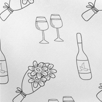 Simple Hand Drawn Dating Pongee