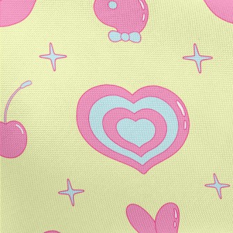 Nostalgic Y2K Pattern Pongee