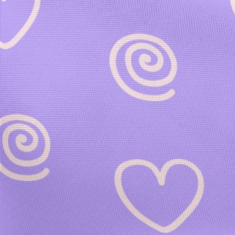 Spiral And Love Graffiti Pongee