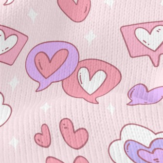 Love Dialog Box Stretch Jersey