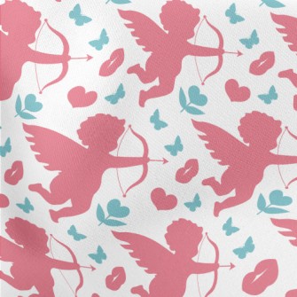 Cupid Silhouette Lightweight Cotton Poplin