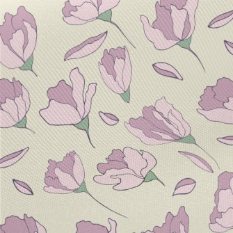 Cartoon Carnation Midweight Cotton Poplin
