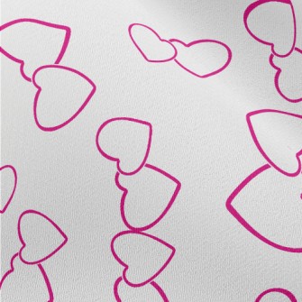 Simple Double Heart Pattern Chiffon