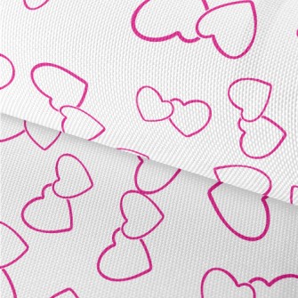 Simple Double Heart Pattern Waterproof Oxford