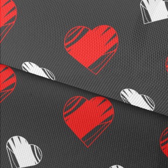 Red And White Graffiti Love He Waterproof Oxford