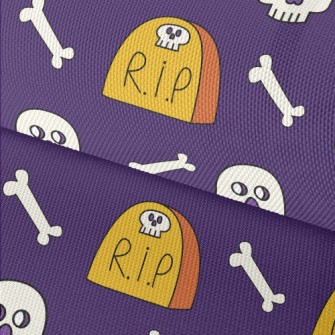 Tombstone And Skull Waterproof Oxford