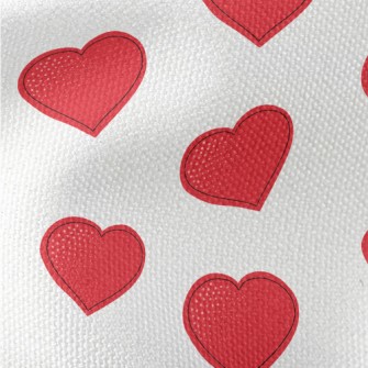 Passionate Red Heart Waterproof Canvas
