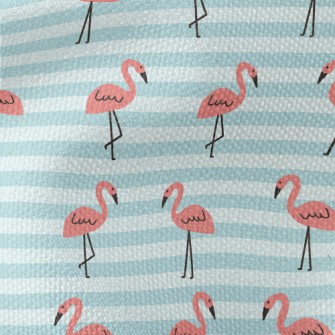 Cute Hand Drawn Flamingo Waterproof Canvas