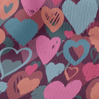 Colorful Love Graffiti Terry